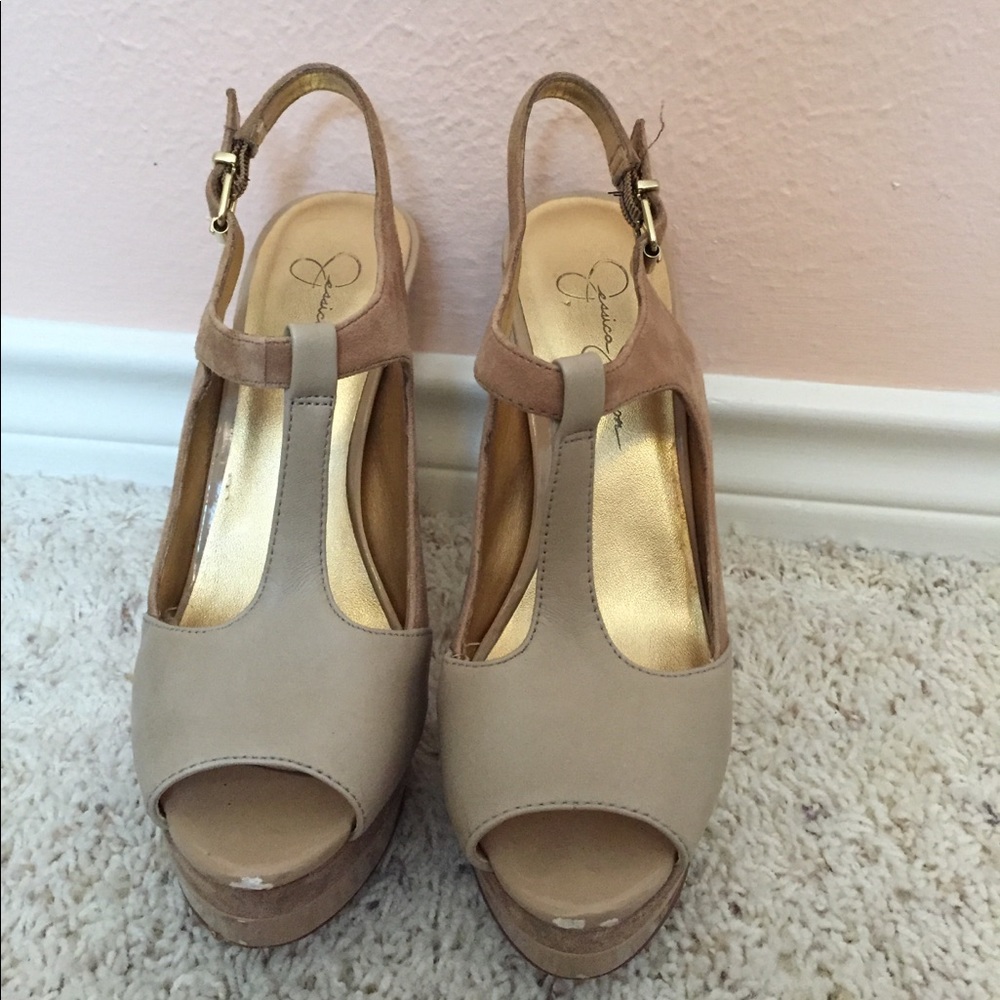 Jessica Simpson platforms